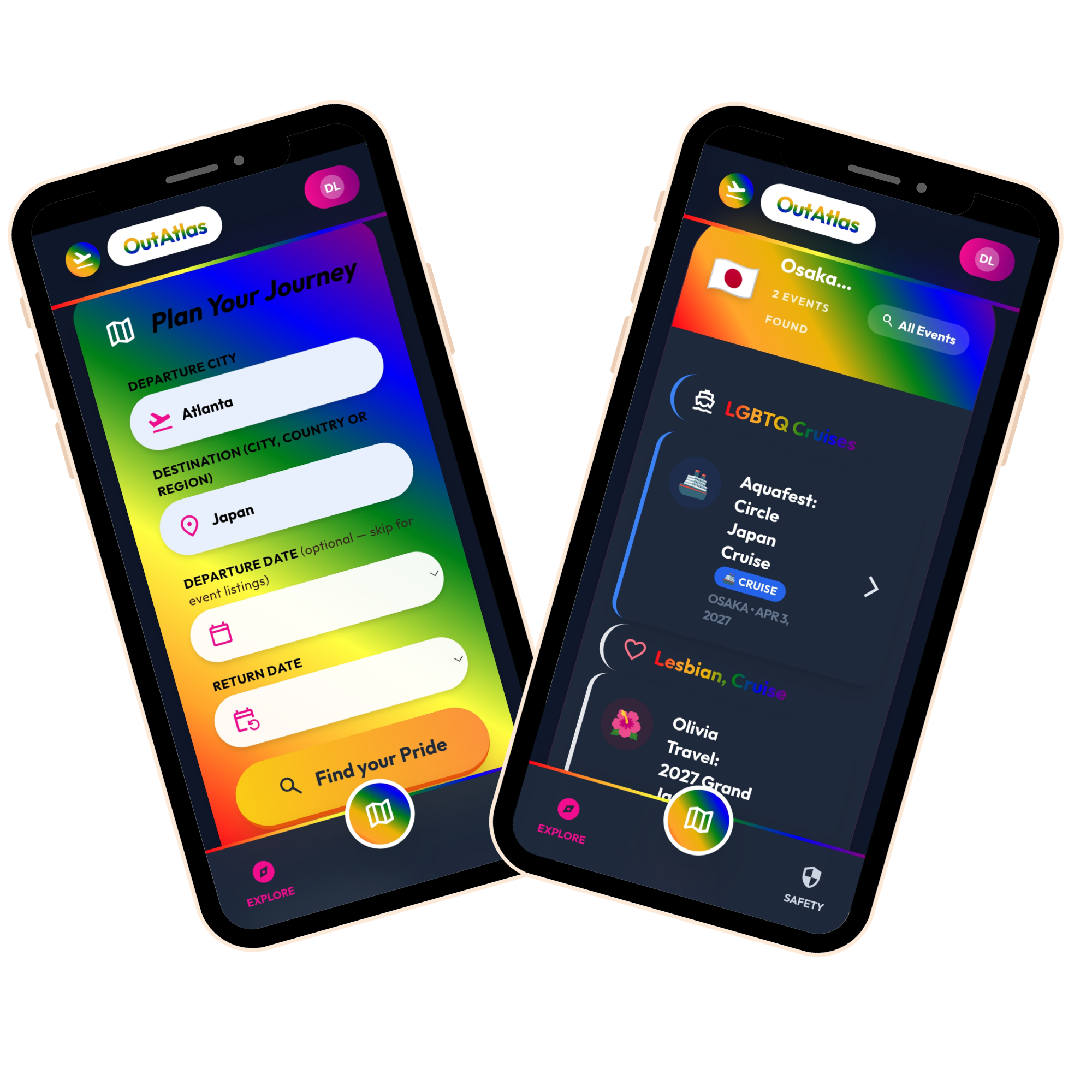 Step 1 - Search destinations