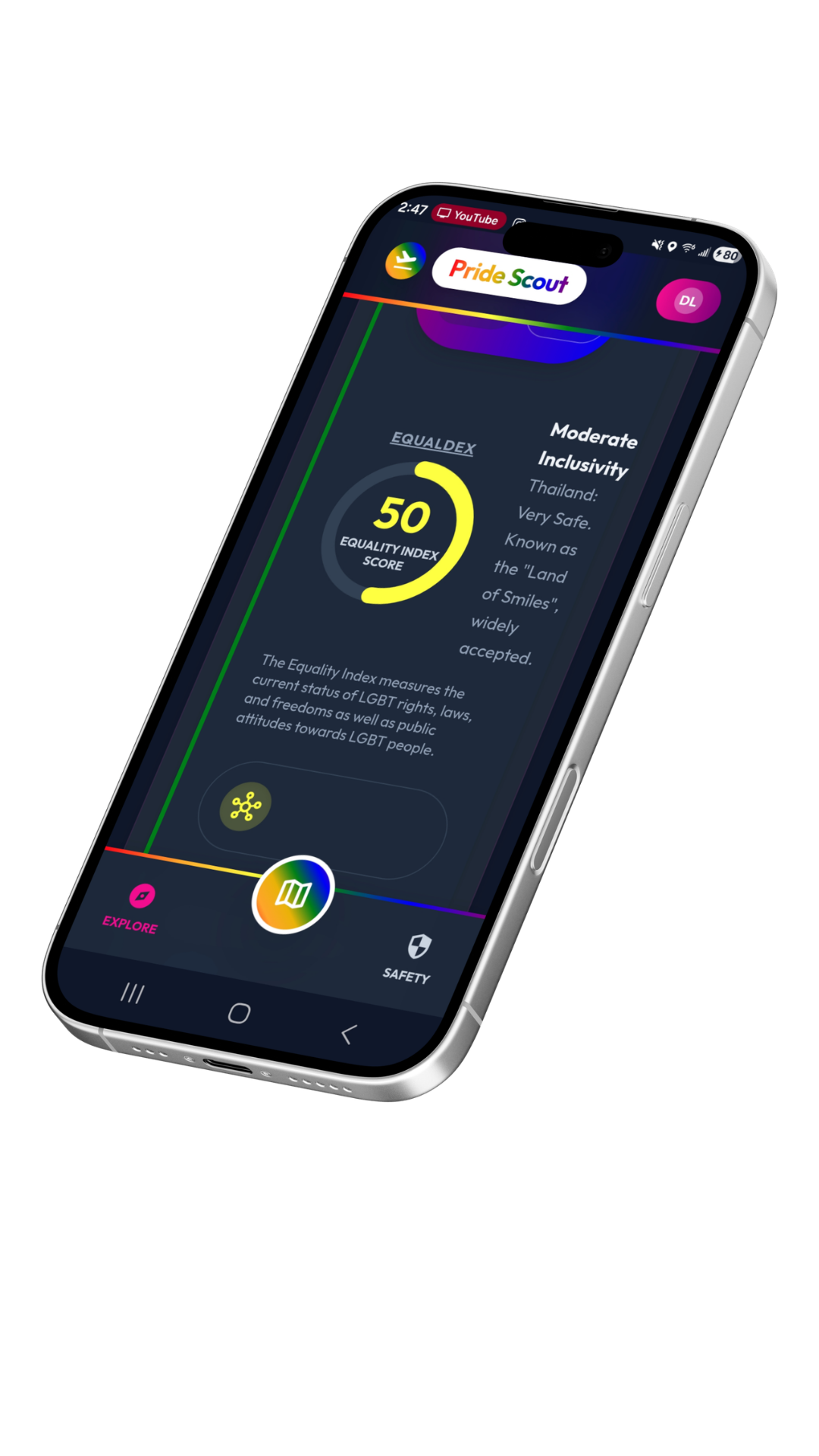 Equality Index in Pride Scout