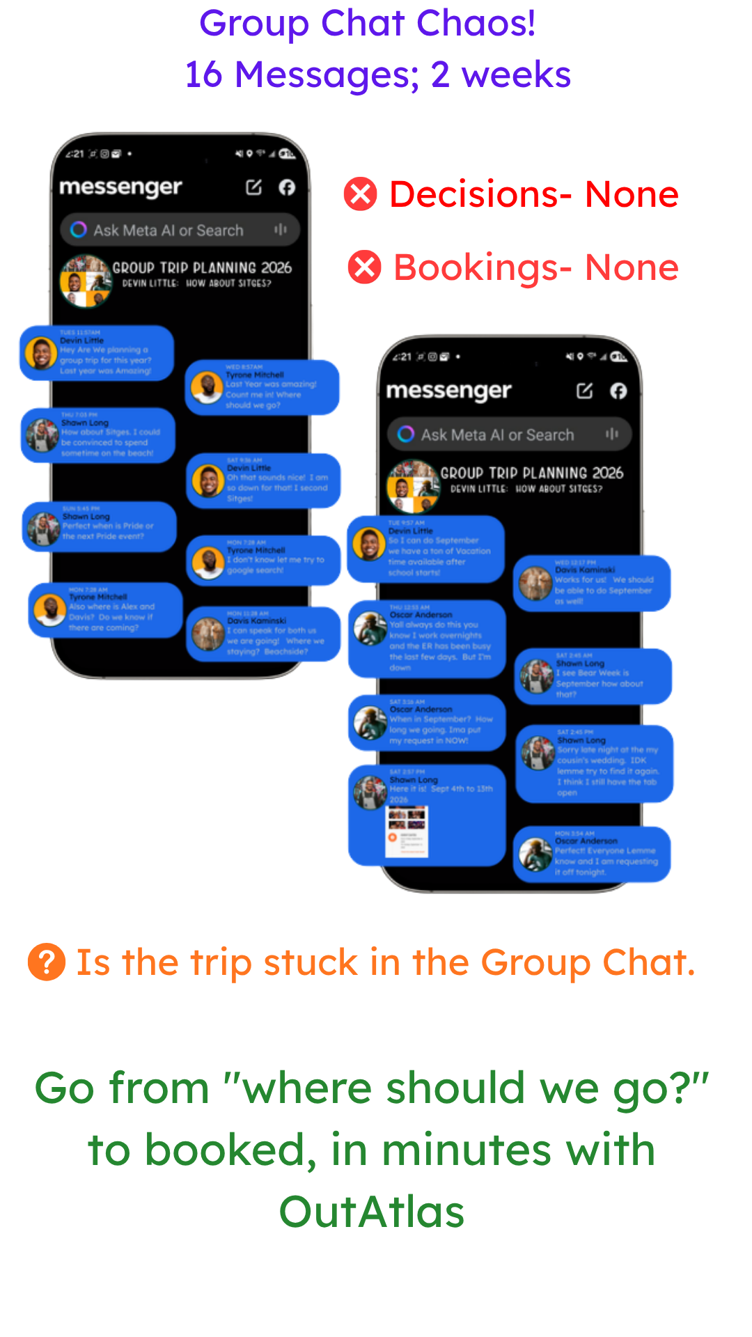 OutAtlas LGBTQ+ travel community — queer travelers planning trips worldwide