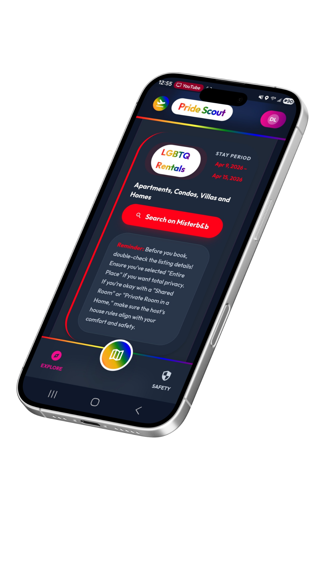 Booking Partners in Pride Scout